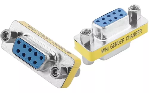 Adaptador Db9 A Db9 Hembra - Hembra Cambiador De Genero