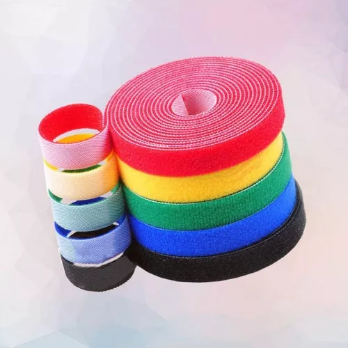 Organizador De Cables De Colores Por Rollo 2,54cmx5m